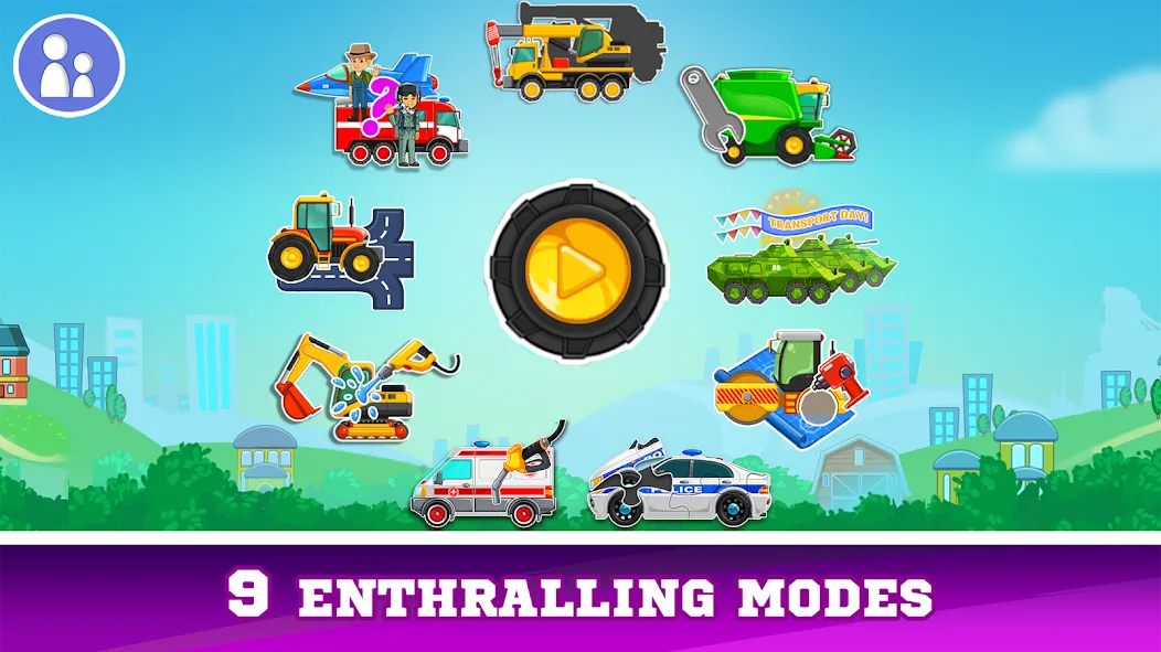 Kids Cars Games build a truck  [МОД Unlimited Money] Screenshot 1