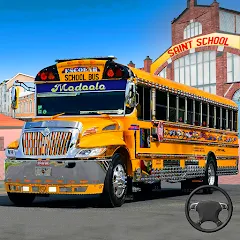 Взломанная School Bus Transport Simulator (Школьный Автобусный Транспортный Симулятор)  [МОД Unlimited Money] - стабильная версия apk на Андроид