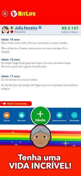 BitLife BR - Simulação de vida (БитЛайф БР)  [МОД Unlocked] Screenshot 4