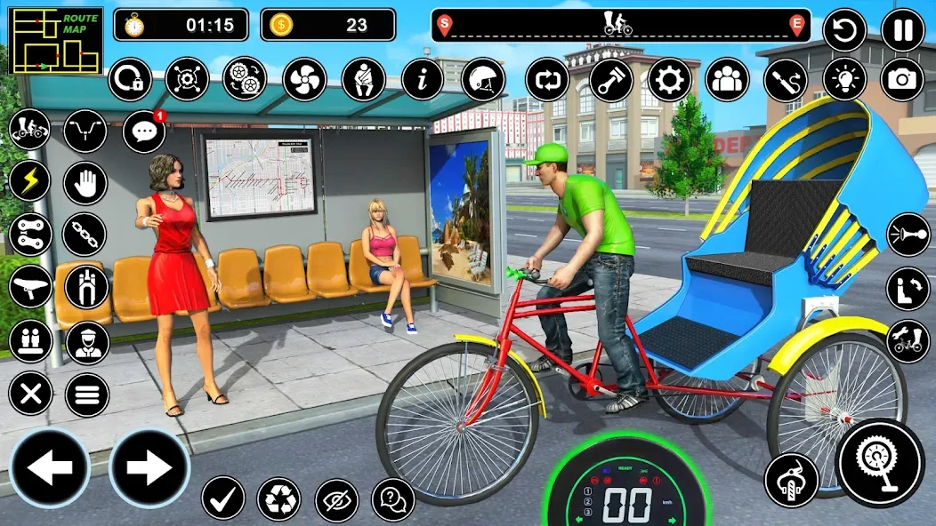 BMX Cycle Games 3D Cycle Race (игры на велосипеде 3D гонка)  [МОД Много денег] Screenshot 5