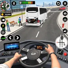 Скачать взломанную Bus Simulator - Driving Games  [МОД Много денег] - полная версия apk на Андроид