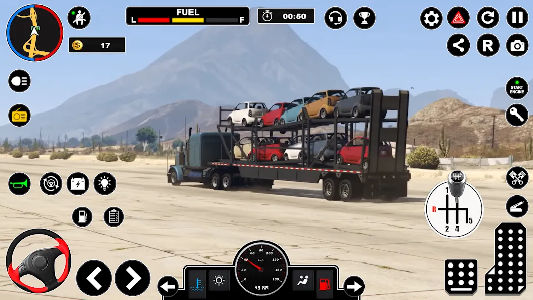 Car Transport - Truck Games 3D  [МОД Все открыто] Screenshot 2