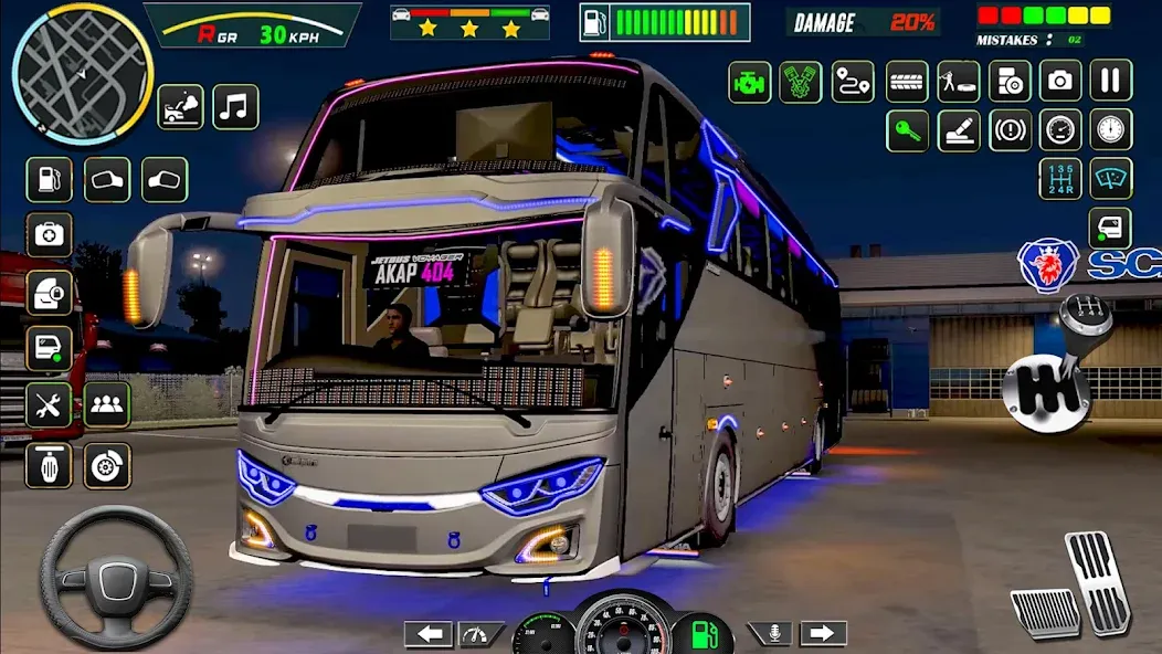 Public Coach Bus Driving Game (Паблик Коуч Бас Драйвинг Гейм)  [МОД Unlocked] Screenshot 1