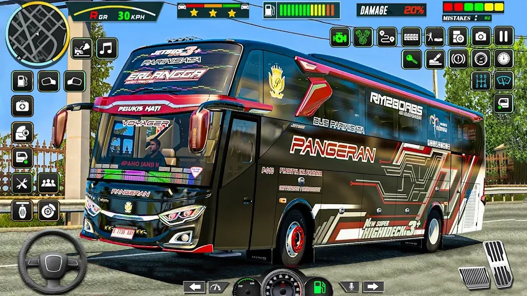 Public Coach Bus Driving Game (Паблик Коуч Бас Драйвинг Гейм)  [МОД Unlocked] Screenshot 3