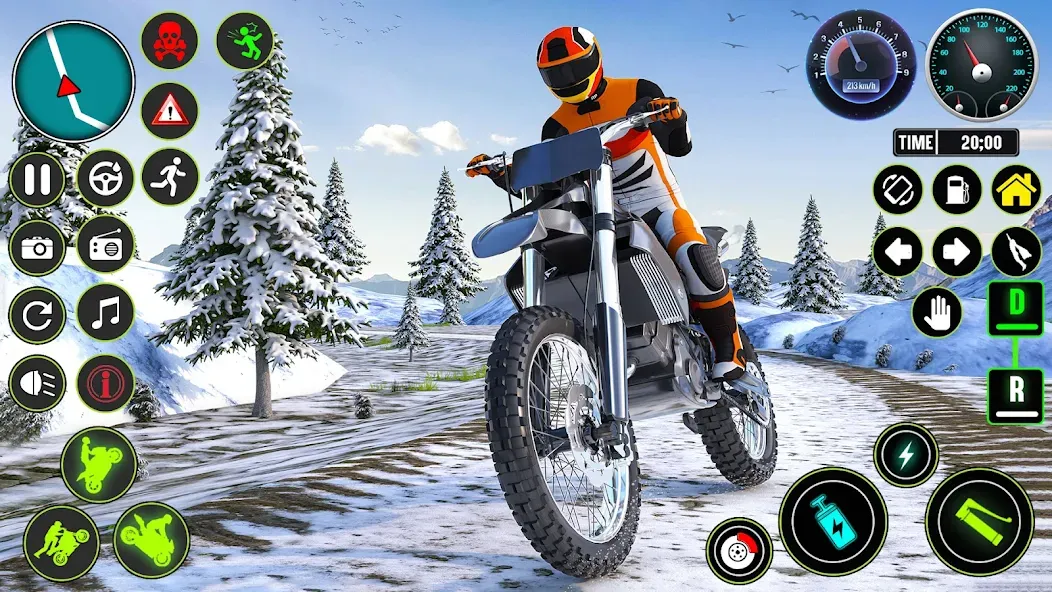 GT Bike Racing Game Moto Stunt (ДжиТи Байк Рейсинг Гейм Мото Стант)  [МОД Меню] Screenshot 3