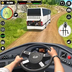 Скачать взломанную Offroad Bus Simulator Bus Game (Оффроуд Автобус Симулятор Игра)  [МОД Unlimited Money] - полная версия apk на Андроид