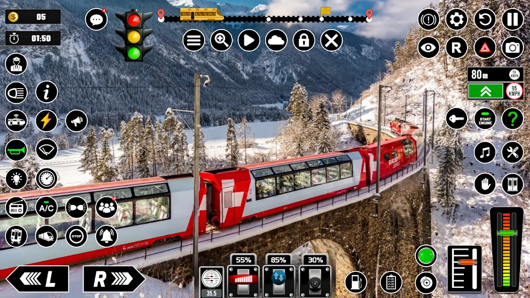 Railway Train Simulator Games  [МОД Unlimited Money] Screenshot 5