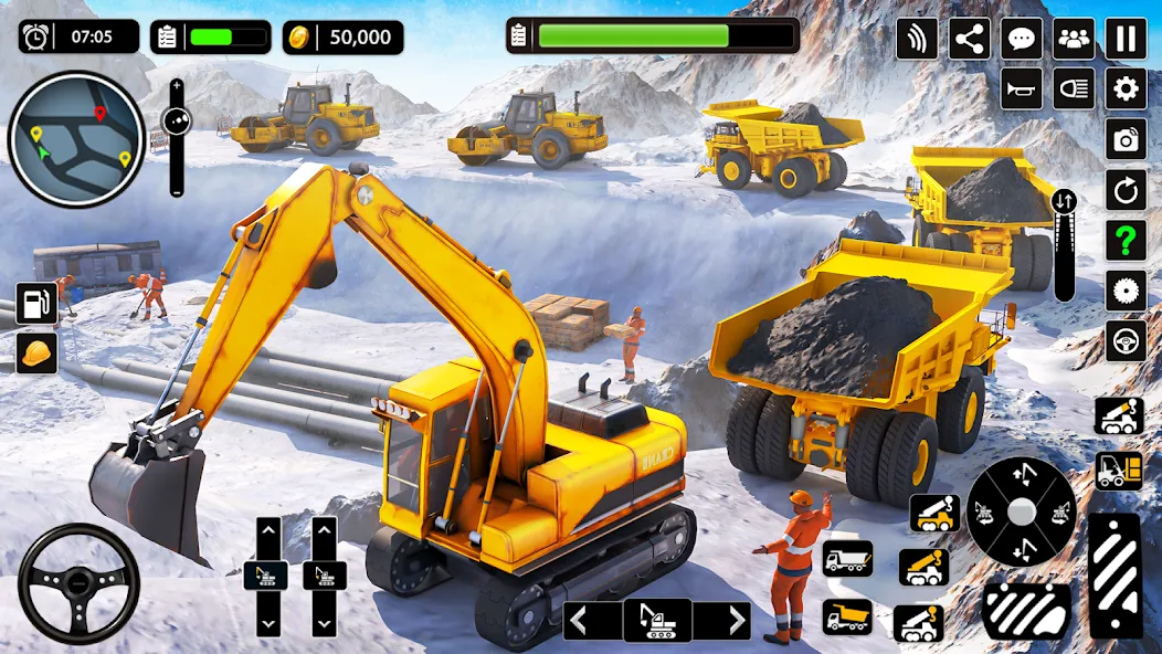 Snow Offroad Construction Game  [МОД Mega Pack] Screenshot 2