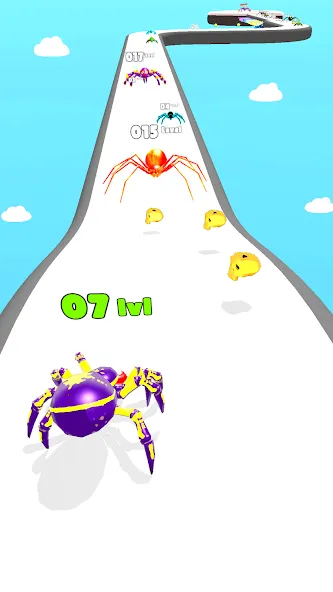 Insect Run - Spider Evolution (Инсект Эволюшн Ран)  [МОД Unlimited Money] Screenshot 4