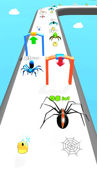 Insect Run - Spider Evolution (Инсект Эволюшн Ран)  [МОД Unlimited Money] Screenshot 5