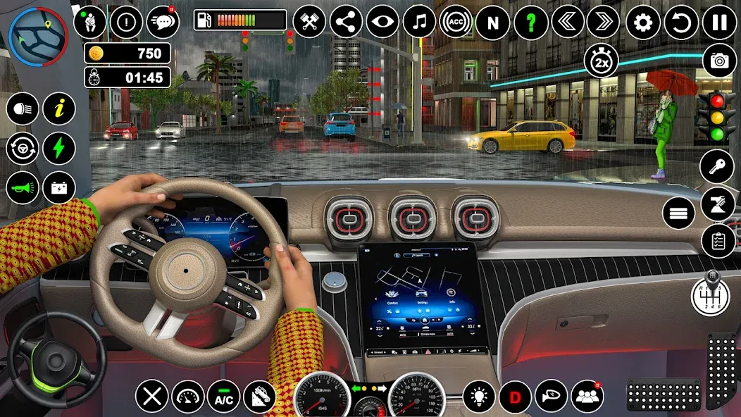 Russian Taxi Driving Simulator  [МОД Бесконечные деньги] Screenshot 1