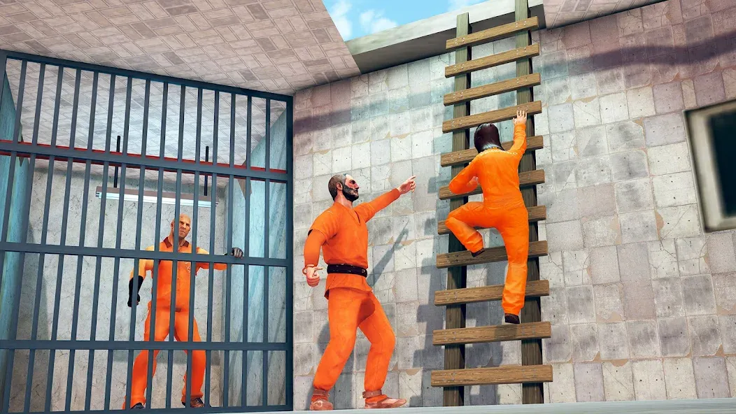 Prison Escape- Jail Break Game (Побег из тюрьмы 3D)  [МОД Mega Pack] Screenshot 5