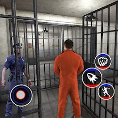 Скачать взломанную Prison Escape- Jail Break Game (Побег из тюрьмы 3D)  [МОД Mega Pack] - стабильная версия apk на Андроид