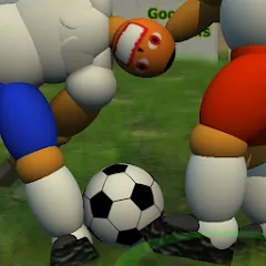 Взломанная Goofball Goals Soccer Game 3D (Гуфбол Голз Соккер Гейм 3Д)  [МОД Unlimited Money] - последняя версия apk на Андроид