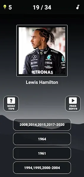 Formula 1:Guess F1 Driver Quiz  [МОД Меню] Screenshot 4