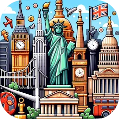 Скачать взломанную Capitals of the World - Quiz 1  [МОД Menu] - стабильная версия apk на Андроид