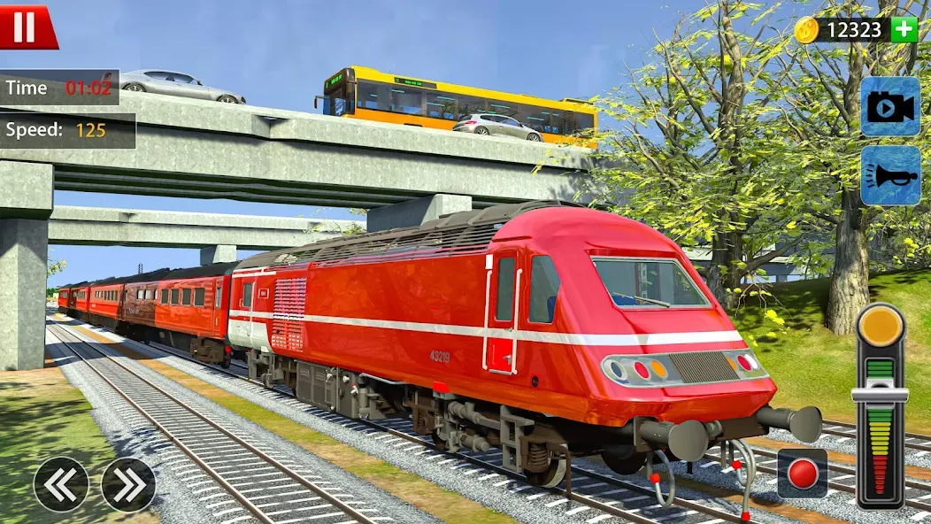 Train Driver Simulator Game  [МОД Много монет] Screenshot 1