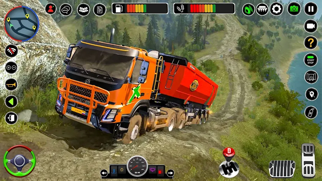 Offroad Mud Truck Simulator 3D  [МОД Menu] Screenshot 3