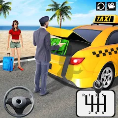 Взломанная Taxi Simulator 3d Taxi Driver  [МОД Бесконечные деньги] - последняя версия apk на Андроид