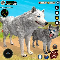 Скачать взломанную Wild Wolf Simulator Games  [МОД Menu] - полная версия apk на Андроид