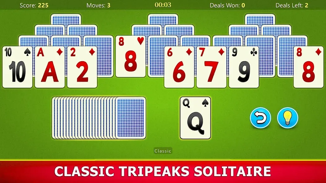 TriPeaks Solitaire Mobile  [МОД Mega Pack] Screenshot 1