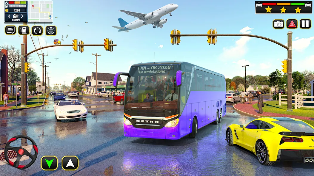 City Bus Simulator Bus Games (Сити Бас Симулятор Бас Игры)  [МОД Все открыто] Screenshot 2