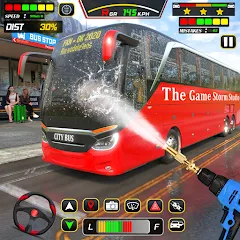 Скачать взломанную City Bus Simulator Bus Games (Сити Бас Симулятор Бас Игры)  [МОД Все открыто] - полная версия apk на Андроид