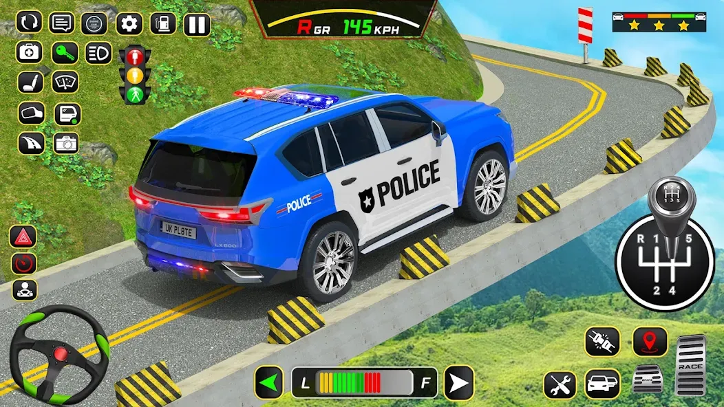 Police Car Driving School Game (Полицейская школа вождения автомобилей)  [МОД Menu] Screenshot 3