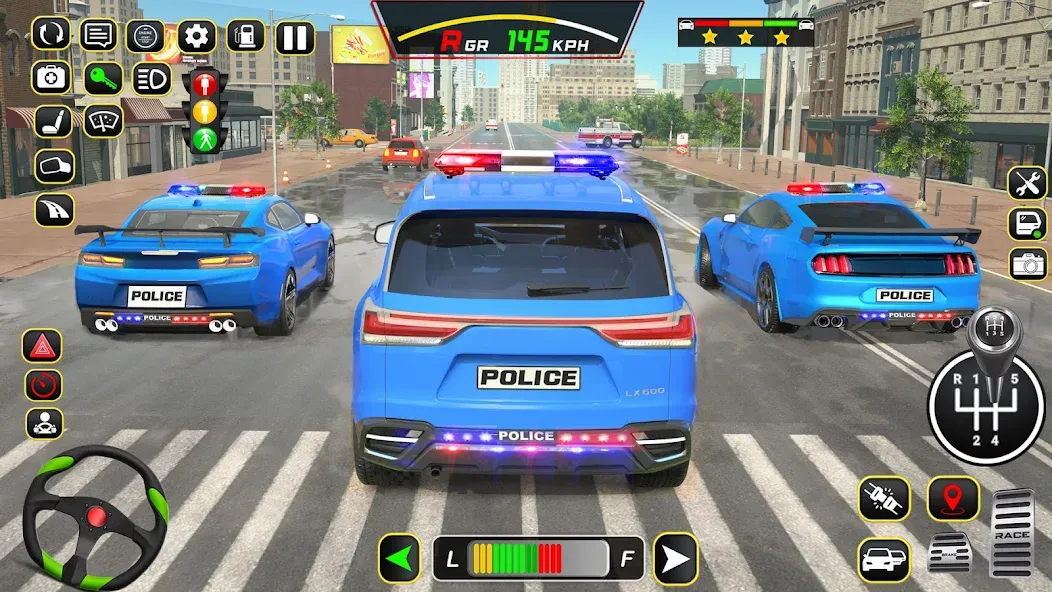 Police Car Driving School Game (Полицейская школа вождения автомобилей)  [МОД Menu] Screenshot 4