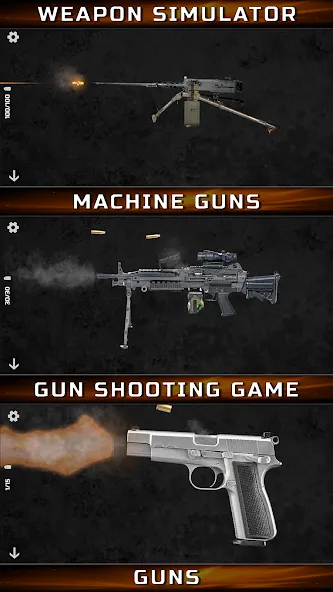 Gun Simulator : Tough Guns  [МОД Много монет] Screenshot 3