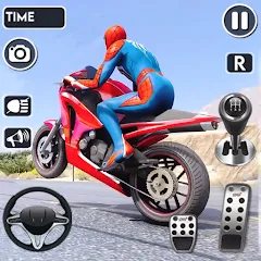 Скачать взлом Spider Bike Stunt 3D Mega Ramp  [МОД Unlimited Money] - последняя версия apk на Андроид