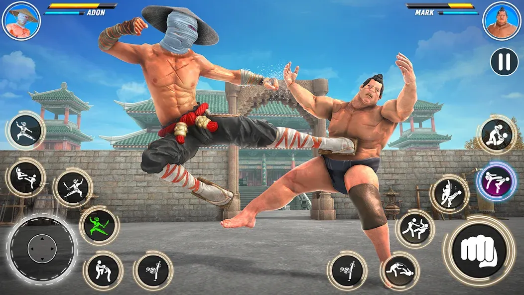 Kung Fu karate: Fighting Games  [МОД Unlocked] Screenshot 4