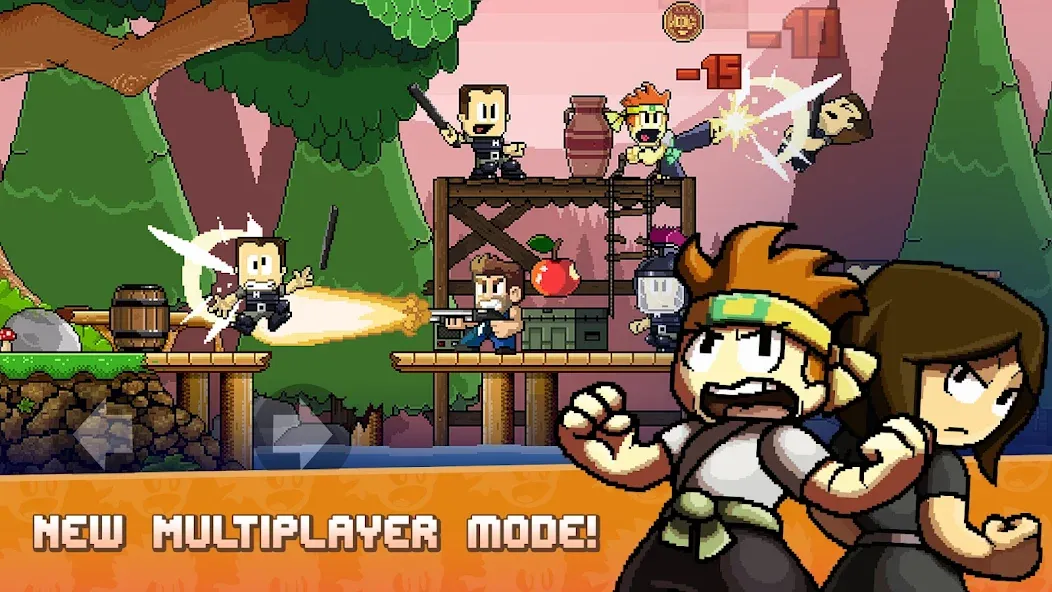 Dan the Man: Action Platformer (Дэн зе Мэн)  [МОД Unlocked] Screenshot 4