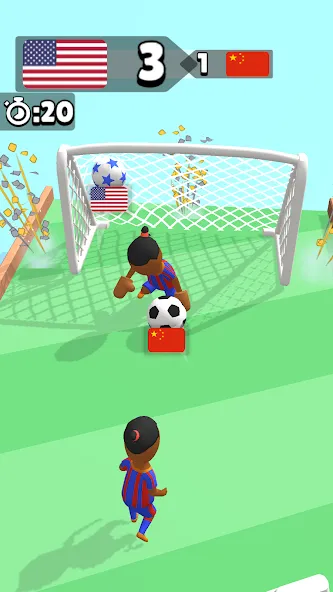 Soccer Dash (окер Даш)  [МОД Unlocked] Screenshot 3