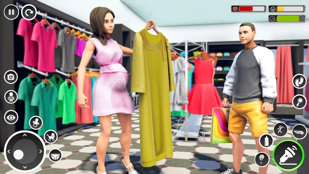 Pregnant Mom Simulator Games  [МОД Unlimited Money] Screenshot 5