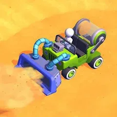 Взломанная Sand Miner: Idle Mining Game (Сэнд Майнер)  [МОД Mega Pack] - полная версия apk на Андроид