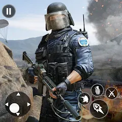 Скачать взлом Gun Shooting Games Fps Offline  [МОД Unlimited Money] - стабильная версия apk на Андроид