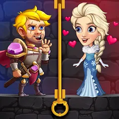 Скачать взломанную Mr. Knight: Pin Puzzles  [МОД Много монет] - последняя версия apk на Андроид