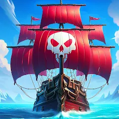 Взломанная Pirate Ships・Build and Fight  [МОД Меню] - полная версия apk на Андроид