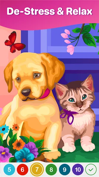 Hey Color Paint by Number Art  [МОД Mega Pack] Screenshot 2
