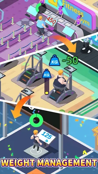 Fitness Club Tycoon (Фитнес Клуб Тайкун)  [МОД Много денег] Screenshot 1