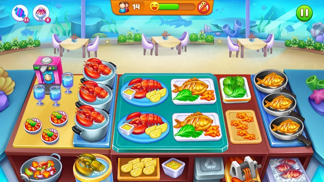 Cooking Restaurant Food Games  [МОД Unlimited Money] Screenshot 4