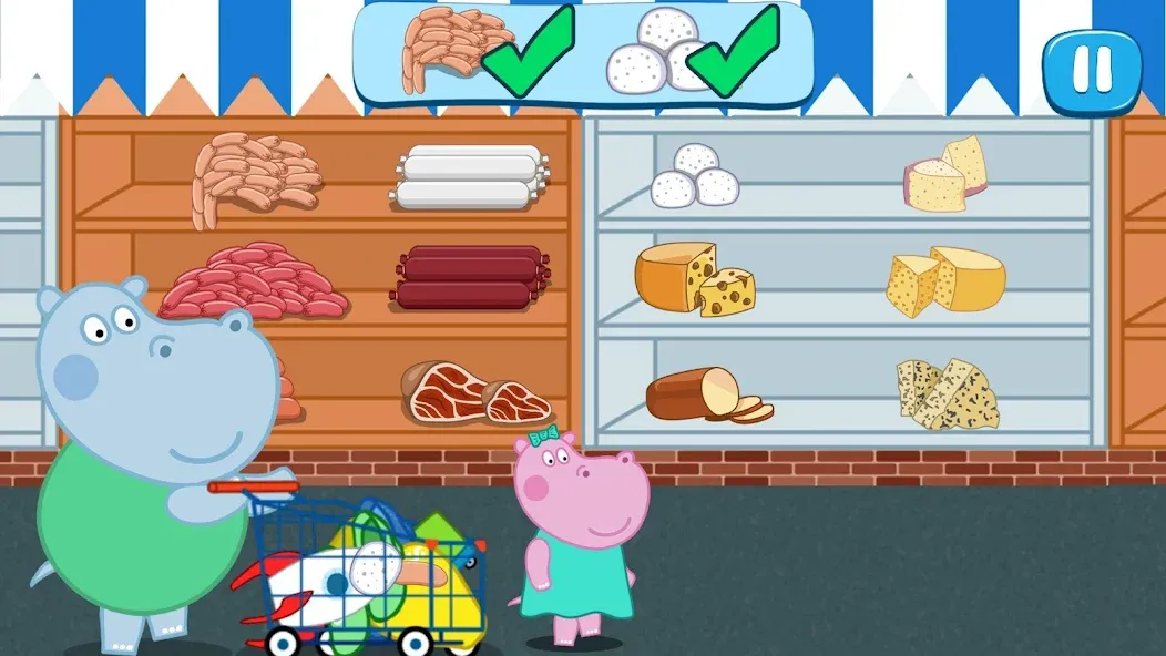 Kids Supermarket: Shopping  [МОД Много монет] Screenshot 3