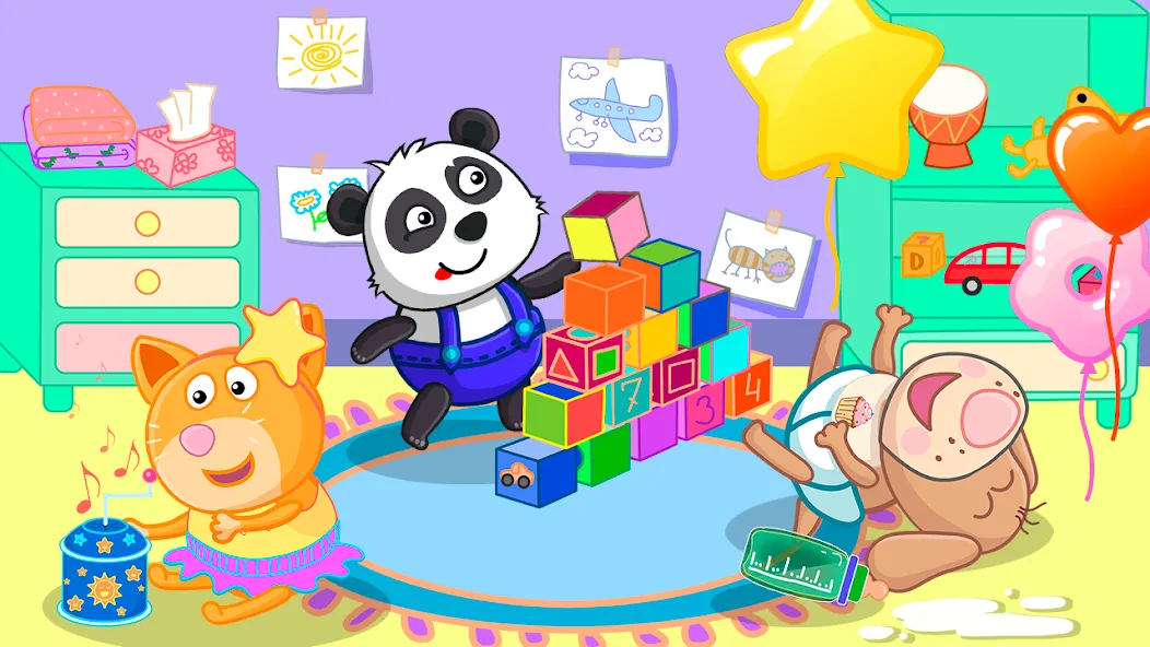 Baby Care Game  [МОД Много монет] Screenshot 1