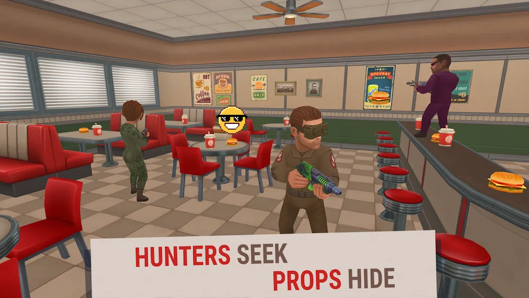 Hide Online - Hunters vs Props (Хайд Онлайн)  [МОД Бесконечные деньги] Screenshot 2