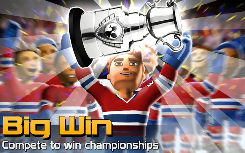 BIG WIN Hockey (БИГ ВИН Хоккей)  [МОД Бесконечные монеты] Screenshot 5