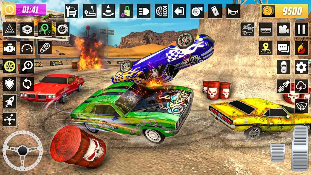 X Demolition Derby : Car Games  [МОД Mega Pack] Screenshot 2