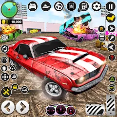 Скачать взлом X Demolition Derby : Car Games  [МОД Mega Pack] - стабильная версия apk на Андроид