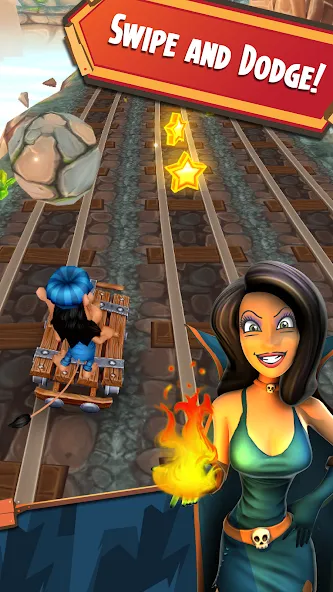 Hugo Troll Race 2: Rail Rush (Хуго Тролл Гонка 2)  [МОД Menu] Screenshot 2