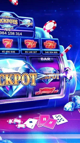 Huuuge Casino Slots Vegas 777 (Хьюдж Казино Слотс Вегас 777)  [МОД Много денег] Screenshot 2